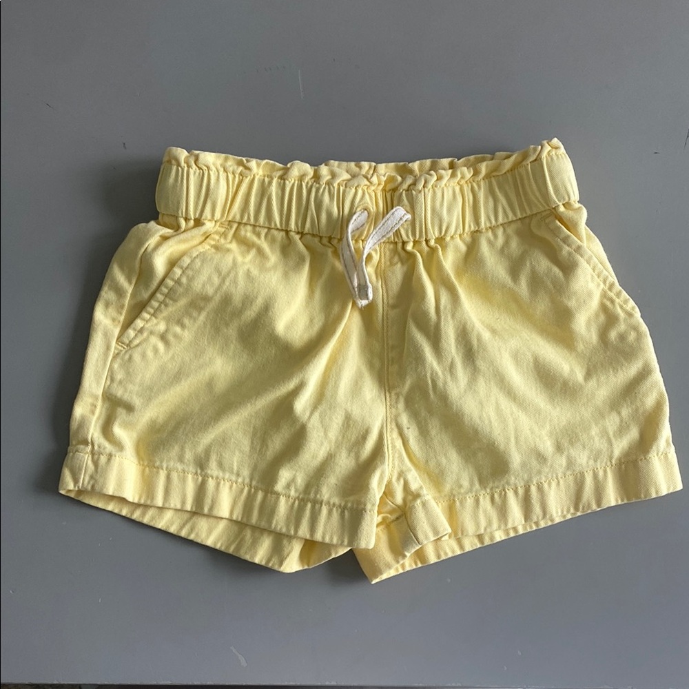 Crewcuts Sunny Yellow Elastic Shorts